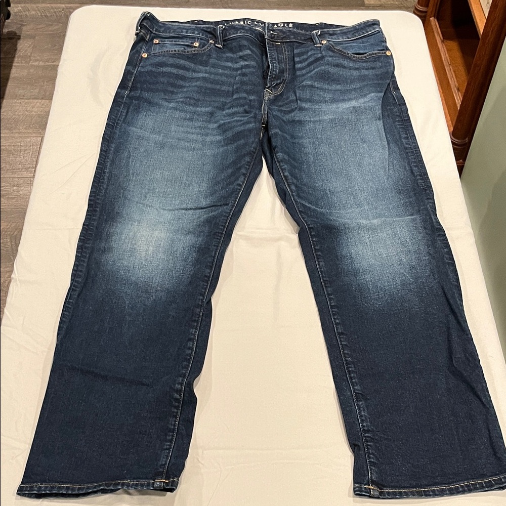 American Eagle Outfitters Dark Blue Relaxed Jeans